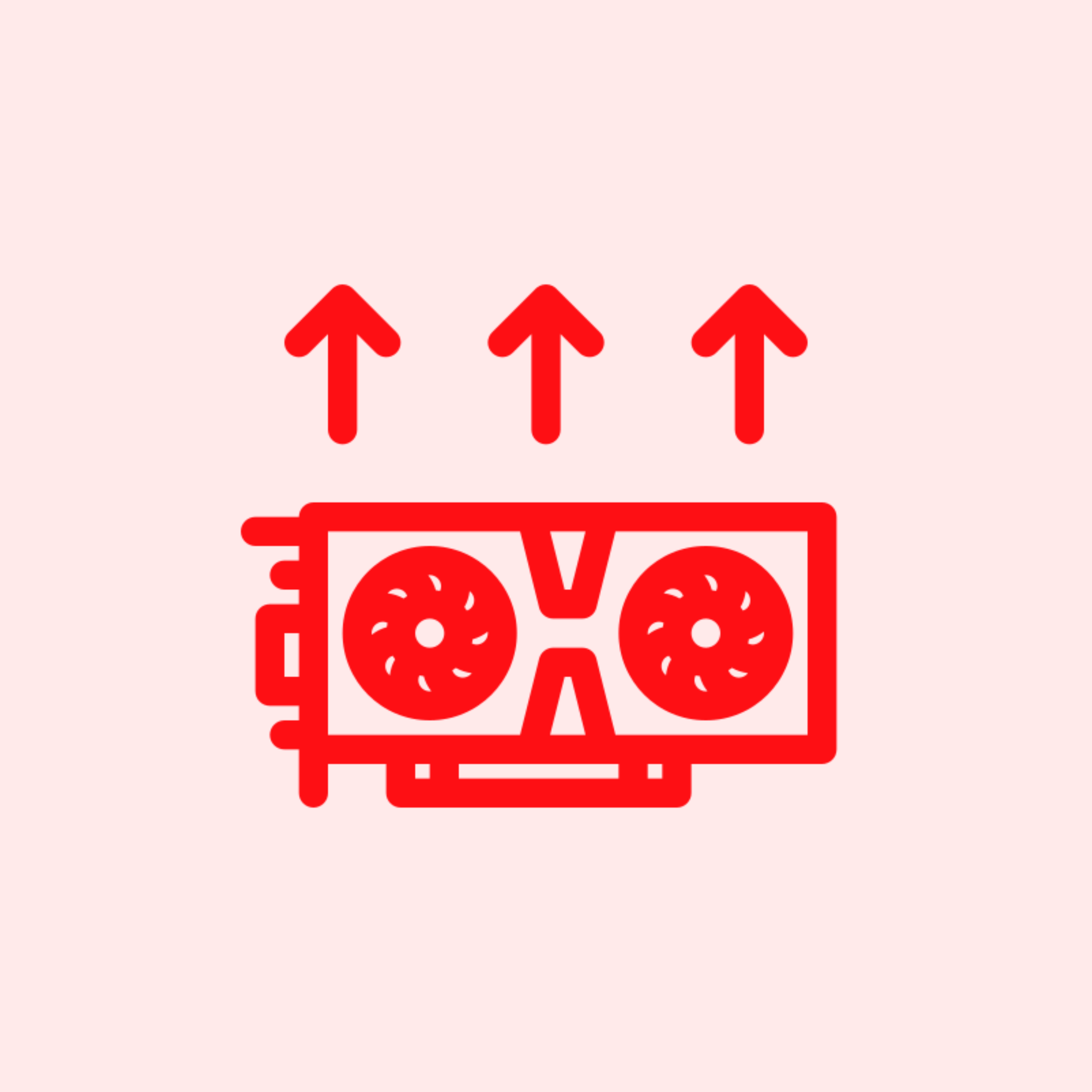 Red GPU icon with upward arrows.