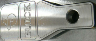 Brushed aluminum Buick performance part