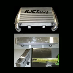 RJC Racing intercooler with piping