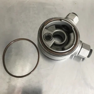 Oil filter housing with O-ring