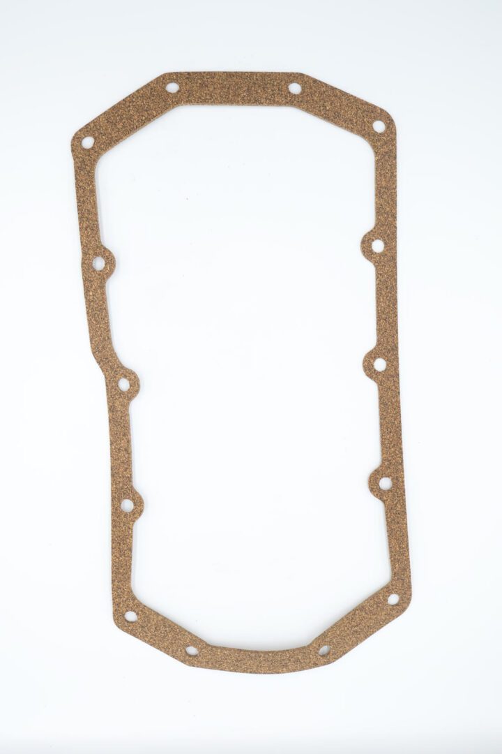 Engine oil pan cork gasket