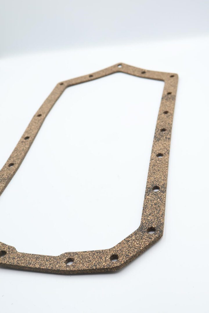 Automotive cork oil pan gasket