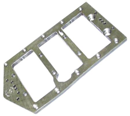 Machined silver alloy part