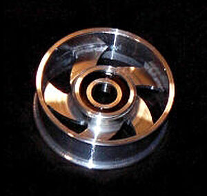 Shiny metal impeller