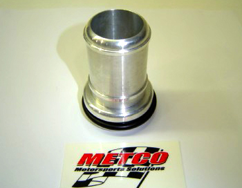 Machined aluminum coolant neck for automotive