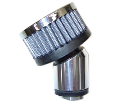 Angled mini air filter