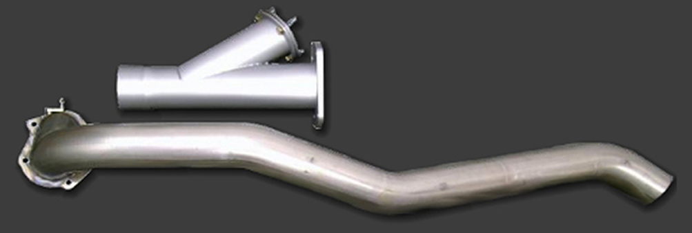 Metal exhaust tubing