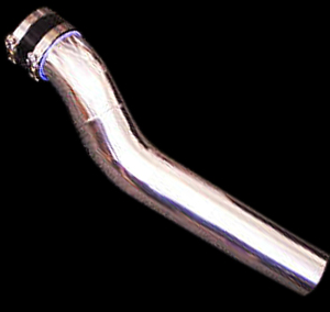 Polished metal car part