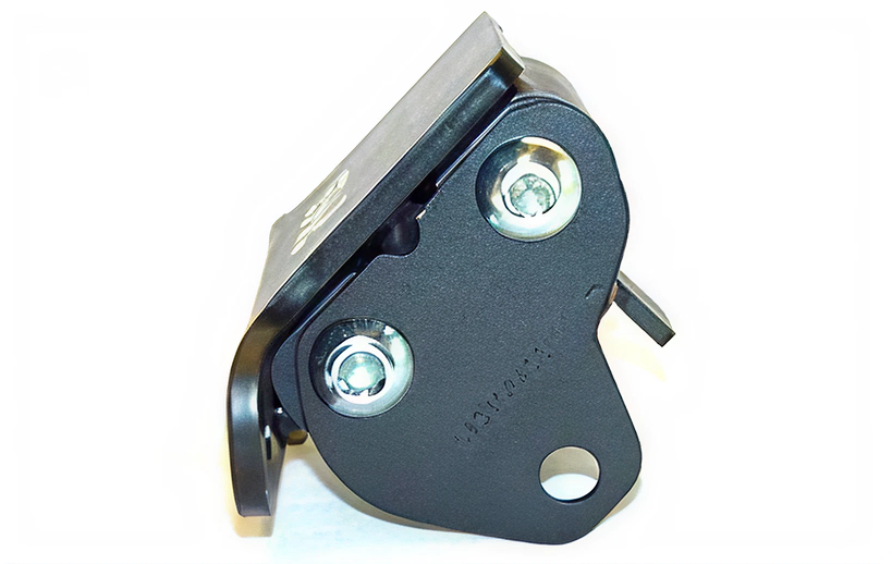 Automotive accessory with two bolts