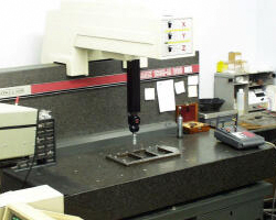 Coordinate measuring machine in use