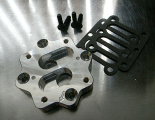 Automotive oil pump parts, metal, black