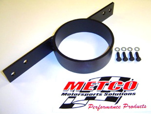 Automotive supercharger intercooler reservoir mounting bracket