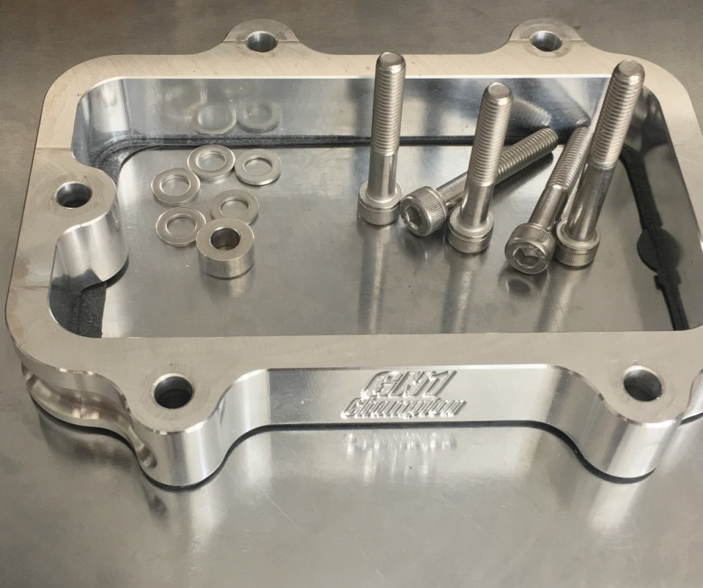 CNC machined aluminum cover plate and hardware