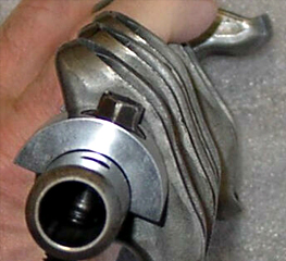 Vintage motorcycle rocker arm assembly
