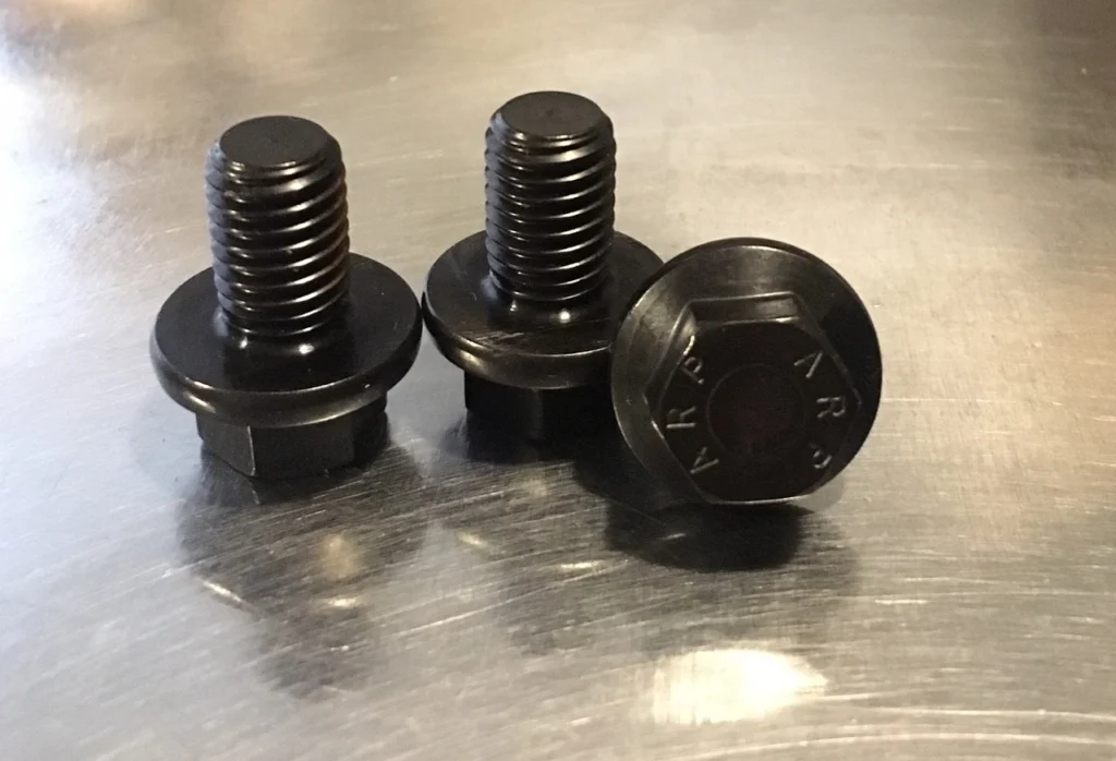 ARP black oxide flange head bolts