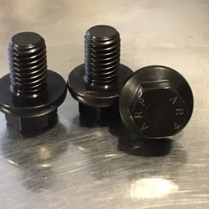 ARP black oxide flange head bolts