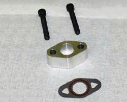 Turbocharger oil return fitting components
