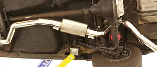 New stainless steel exhaust
