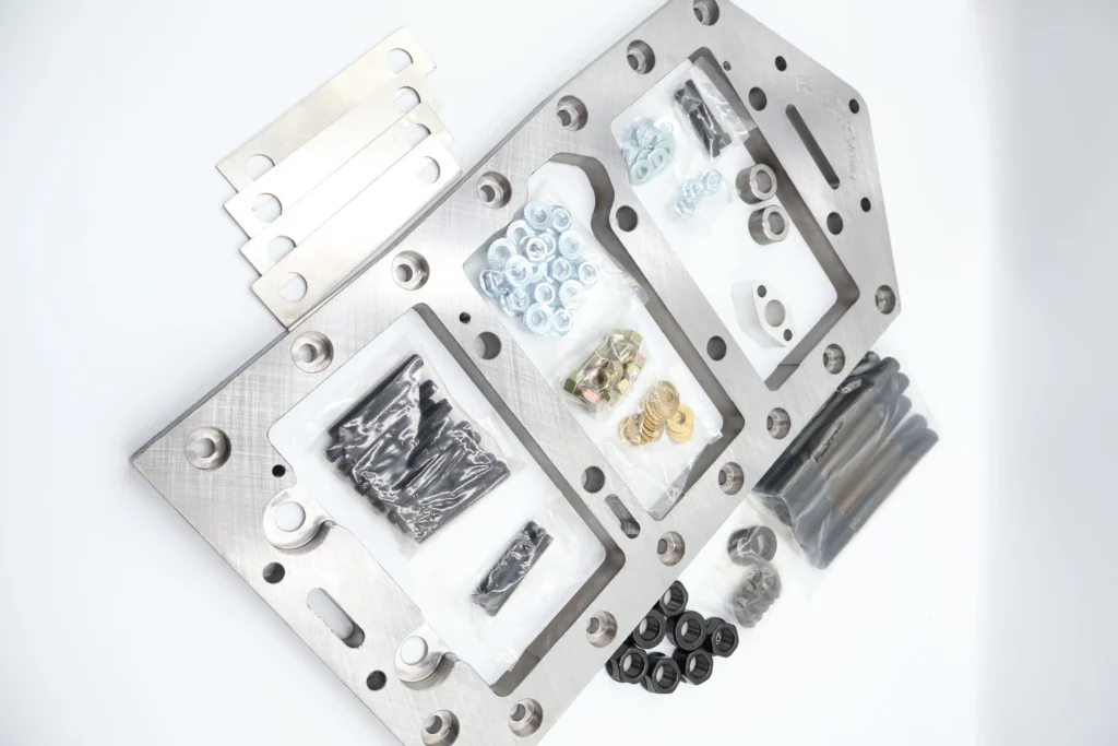 Automotive engine mounting kit components
